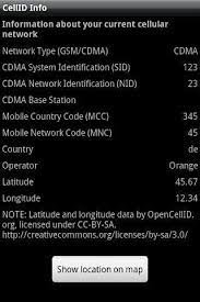 Cell ID Info Download for andriod
